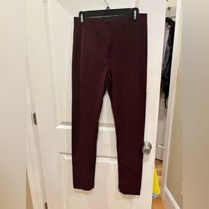 Ann Taylor Deep Burgundy Skinny legging Pants